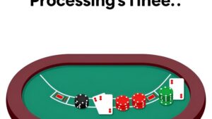 Символы быстрых денежных переводов и кубики для игры в Craps от агента Dua Puluh Tiga Perak